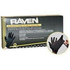 SAS Safety 66516 Raven Powder-Free Disposable Black Nitrile 6 Mil Gloves, Small, 700 Gloves by Weight (7 Boxes of 100)