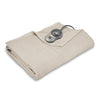 Sunbeam Heated Blanket | 10 Heat Settings, Quilted Fleece, Seashell Beige, Full