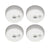 Mr. Beams MB984 Wireless Battery Operated Indoor/Outdoor Motion Sensing LED Ceiling Light, White, 4-pack