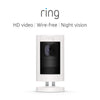 Ring Stick Up Cam Battery HD Security Camera with Two-Way Talk, Night Vision, White, Works with Alexa