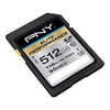 PNY Elite Performance 512GB SDXC Class 10 UHS-I, U3 Up to 95MB/sec (P-SDX512U3H-GE)