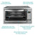 Oster Extra Large Digital Countertop Convection Oven, Stainless Steel (TSSTTVDGXL-SHP)