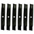 Stens High Lift Blades Replacement for John Deere TCU15881 737 757 777 797 997 1023E 1025R 4210 6 Pack