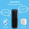 Skylink SK-250 Alarm Camera Deluxe Connected Wireless Security Home Automation System, Ios Iphone Android Smartphone, Echo Alexa and Ifttt Compatible with No Monthly Fees, White