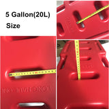 SXMA Fuel Tank Cans Spare 5 Gallon Portable Fuel Oil Petrol Diesel Storage Gas Tank Emergency Backup for Jeep JK Wrangler SUV ATV Car Motorcyc Toyota ect Most Cars (Pack of 1) (Red)