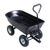 hello world1 650LB Garden Dump Cart Dumper Wagon Carrier Wheel Barrow Air Tires Heavy Duty New