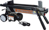 Dirty Hand Tools | 100481 | 5 Ton Electric Horizontal Log Splitter | 25 Second Cycle Time | Hydraulic Fluid Included