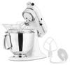 KitchenAid KSM150PSWH Artisan Series 5-Qt. Stand Mixer with Pouring Shield - White