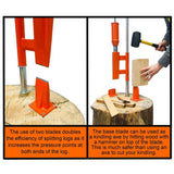 Speedforce Manual Log Splitter Firewood Kindling Splitter Wood Splitter for Indoor and Outdoor Wood Chopping