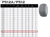 Set of 2 18x8.50-8 Lawn Mower Golf Cart Turf Tires 4PR P512