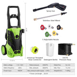Homdox 3000 PSI Electric Pressure Washer, High Pressure Washer, Professional Washer Cleaner Machine 1800W