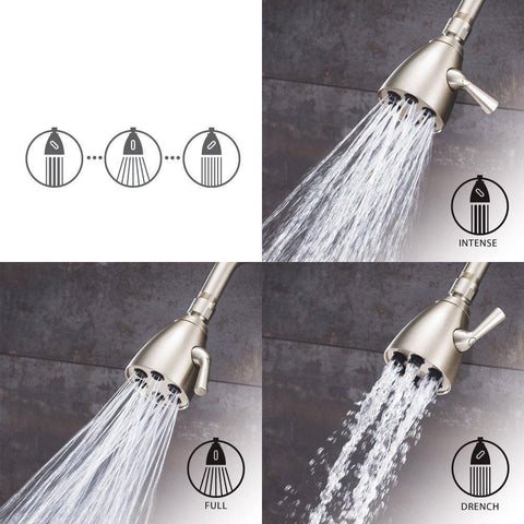 Speakman S-2252-BN-E2 Signature Brass Icon Anystream Adjustable Shower Head, Brushed Nickel