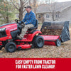 Craftsman CMXGZBF7124266 42 22-cu ft Hi-Speed Tow Lawn Sweeper, Red