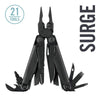 LEATHERMAN - Surge Multitool, Black with Premium Nylon Sheath (FFP)