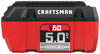 CRAFTSMAN V60 Battery, 5.0 Ah Lithium Ion (CMCB6050)