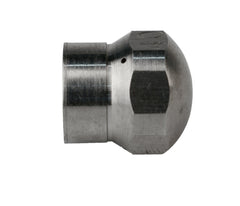 Schieffer 1/8in. x 50ft. 4800 PSI Thermoplastic Sewer Jetter Hose & MTM Hydro 5.0 Orifice Button Nose Nozzle