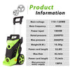 Homdox 3500 PSI Power Washer Electric Pressure Washer 2.6 GPM 1800W Electric Power Washer Cleaner with 4 Nozzles