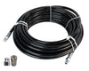 Sewer Jetter Kit Hose & 2 Nozzles 1/4