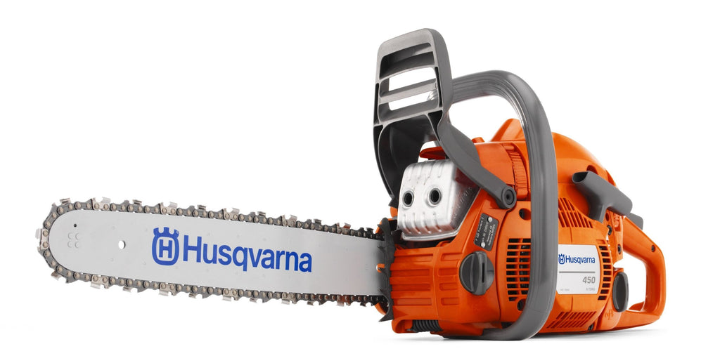 Husqvarna 450 18-Inch 50.2cc X-Torq 2-Cycle Gas Powered Chain Saw With Smart Start