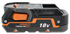 Ridgid Genuine OEM AC840085 Twin Pack of 1.5 Amp Hour 18V Compact Lithium Ion Power Tool Battery with Onboard Fuel Gauge and Flat Standing Base (2 Batteries) (Renewed)