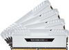 CORSAIR Vengeance RGB 32GB (4x8GB) DDR4 3200MHz C16 Desktop Memory - White