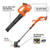 BLACK+DECKER BCK279D2 20V MAXAxial Leaf Blower and String Trimmer Combo Kit