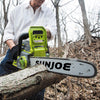 Sun Joe ION16CSCT iON16CS-CT 40-Volt Cordless 16-Inch Chain Saw w/Brushless Motor (Batte