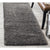 Safavieh California Premium Shag Collection SG151-8484 Dark Grey Runner (2'3