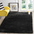 Safavieh California Premium Shag Collection SG151-9090 Black Area Rug (8' x 10')